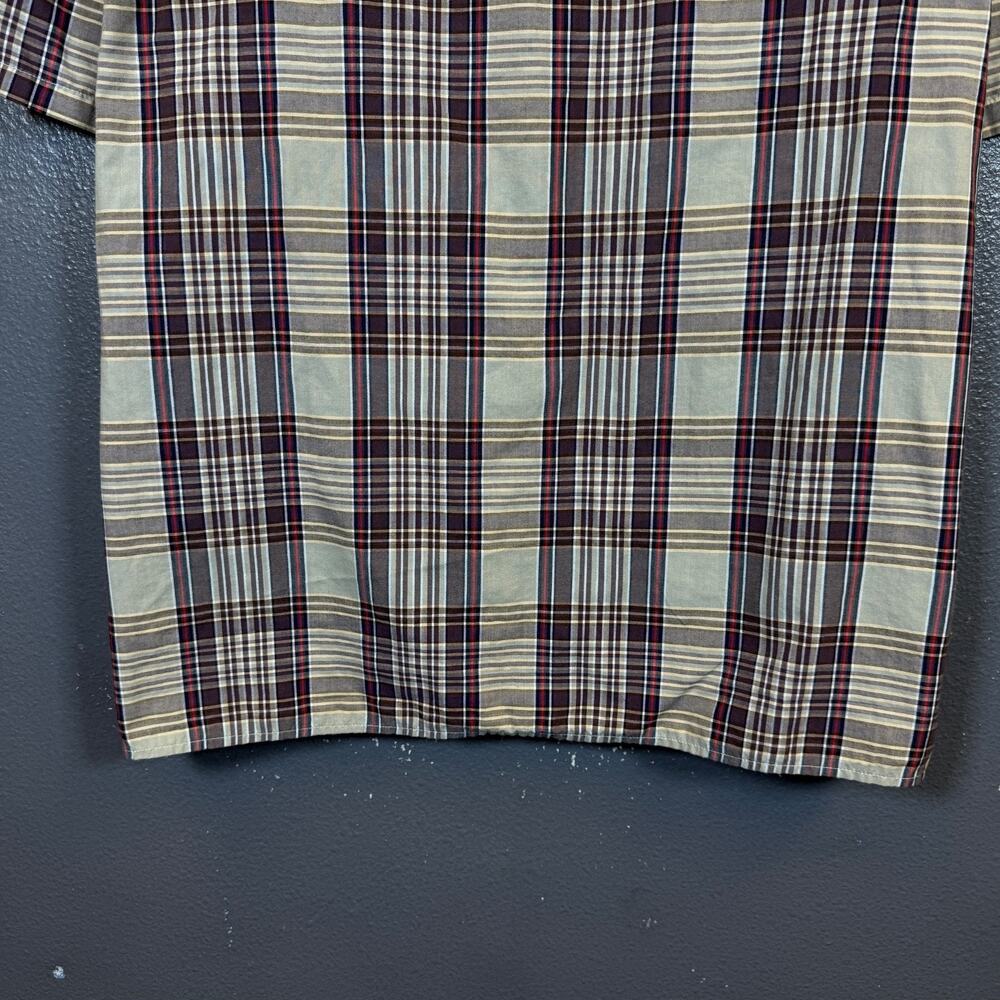 Pendleton XL men’s flannel short sleeve button up shirt outdoor hiking - Picture 8 of 11